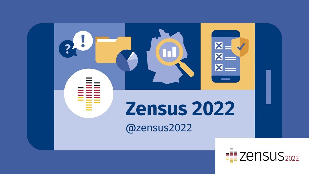 Infografik Zensus 2022 bei Twitter